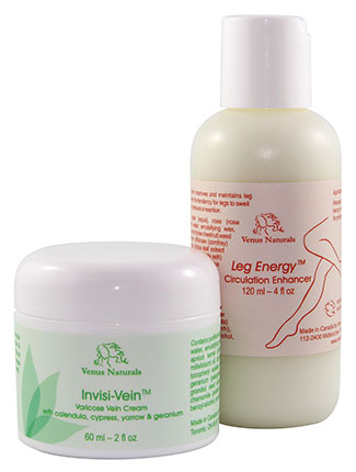 varicose veins cream and leg lotion combo
